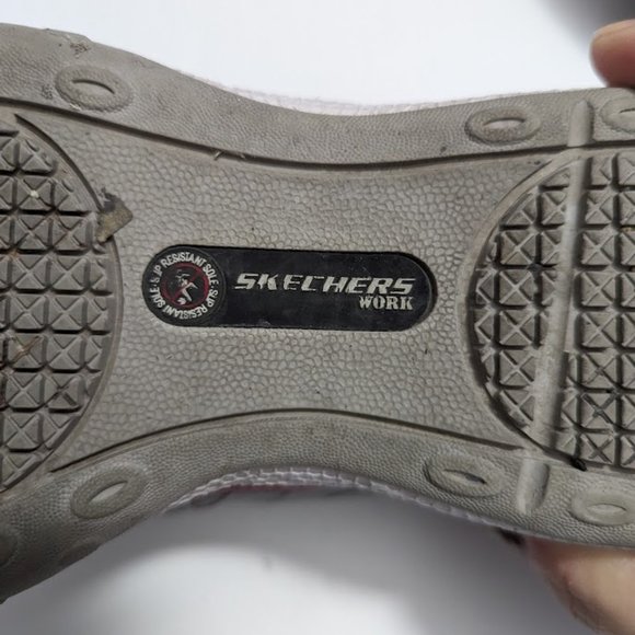 Skechers Women's Aluminum Toe Steel Plate Slip Resistant Slip On Safety Shoes - Picture 6 of 9